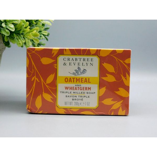 Generic Crabtree Evelyn OATMEAL & WHEATGERM Triple Milled Soap Bar 7 oz, beige