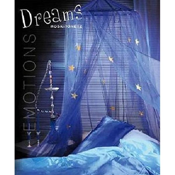 Canopy Curtain Mosquito Net Mosquito Curtain/Blue Stars