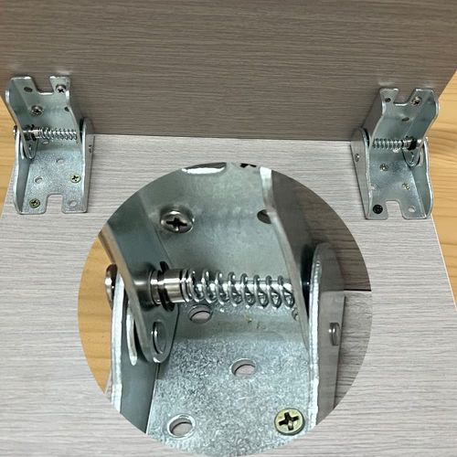 90°Self-Locking Hinge Leg Accessories, Brackets for Folding Table Legs, Kitchen Folding Table, Supporting Sofa Folding Foot, Invisible Foot, Furniture Accessory Connector (2 pcs)