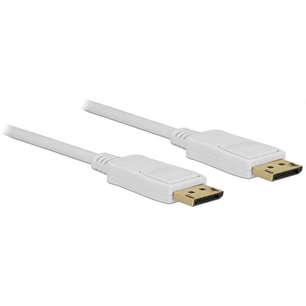 Displayport Kabel Delock DP -> DP St/St 3.00m weiß 4K