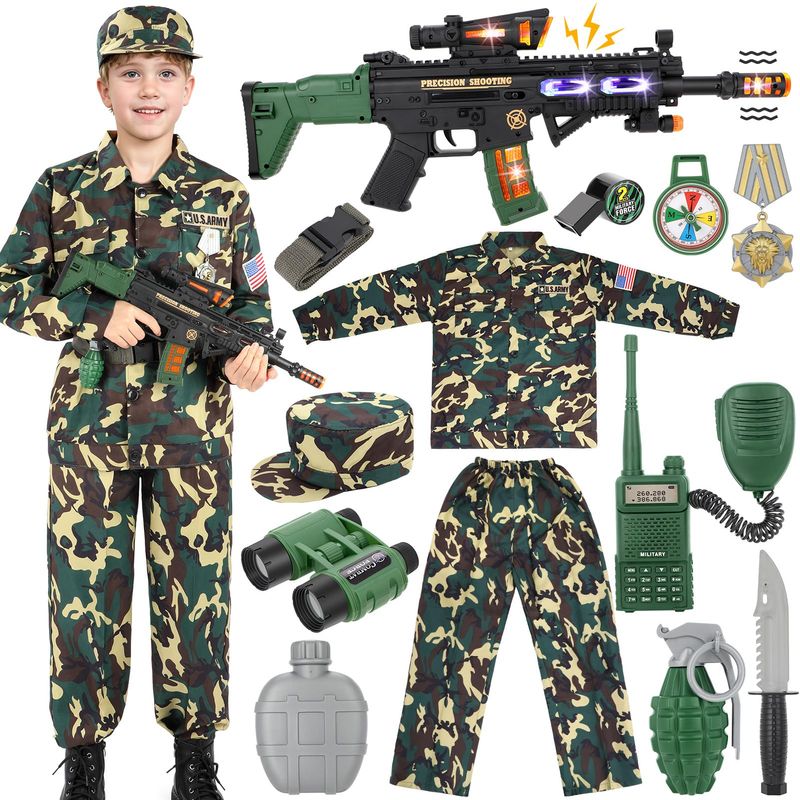 Soldier Ceremonial Large Childrens Costumes Male Large 9 12 Years main image 1