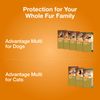 Advantage Multi Topical Solution for Dogs 6 Doses, 20.1-55 lbs (Red)