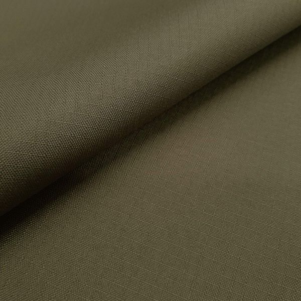 Ripstop Fabric, 5 x 5 mm, Windproof and Waterproof, Coated Fabric, Polyester, Sold by the Metre, Olive