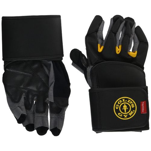 Gold`s GYM Pro Altima Gloves, XXL G3432 (Beginner to Advanced) Ergo-Grip Shape, Excellent Fit, Easy Grip Shape, Fingertip Fins for Smooth Removal, Bench Press, Barbell Curl, Training Gloves, Wrist and