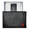 FireProof  Document Bag 13.4x9.4 ,New Upgrade Extra Large Important File Holder