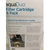 4 Boxes (6 Pack each) *ELIVE* AquaDuo FILTER CARTRIDGES Medium FISH TANK FILTERS