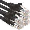1CONN Network cable CAT-6 cable RJ45 5x 0.25 m - Black