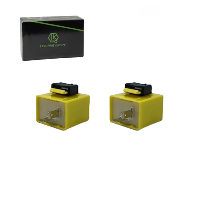 LK 2Pcs 2-Pin Speed Flasher Relay for DC 12V Adjustable Electronic ...