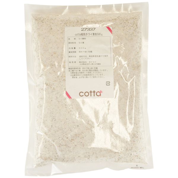 cotta Coarse Ground Rye Flour, 17.6 oz (500 g)