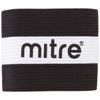 Mitre Men's Captain Arm Band, Black (Black/White), Small