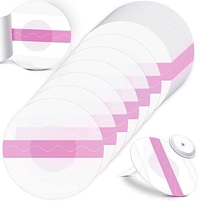 Patches Precut Clear Waterproof Adhesive For Diabetics 48 Pack Pink