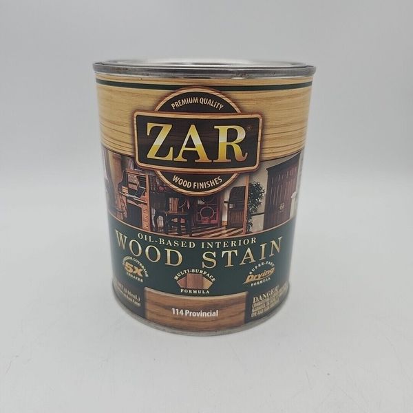 Zar 114 PROVINCIAL 1 QUART Oil Based Wood Stain Discontinued