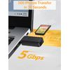 External Memory Card Reader 5Gbps - iDsonix 2-in-1 SD Card Reader USB, Fast Read USB SD Card Reader for SD/SDHC/SDXC/Micro SD/Micro SDXC/TF/MMC