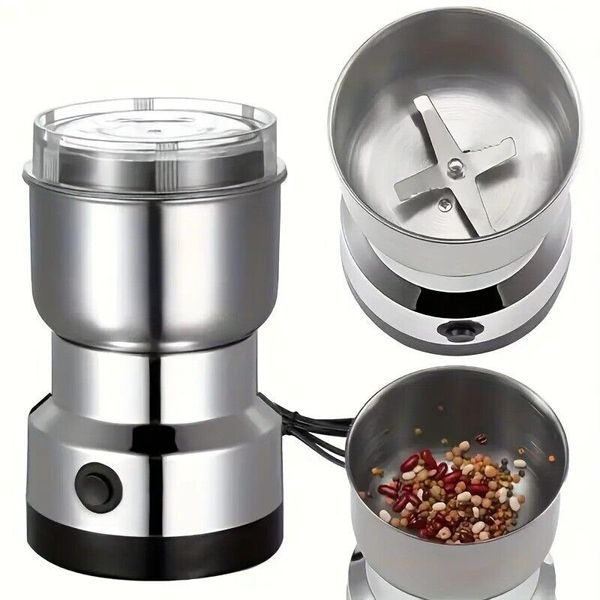 Electric Coffee Bean Grinder Nut Seed Herb Grind Spice Crusher Mill Blender US