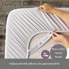 DreamFit 4-Degree Dream Cool Performance Fabric Mattress Protector, Full, White