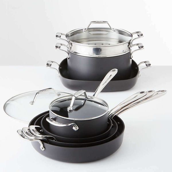 All-Clad Essentials Non-stick 10 Pc Cookware Set