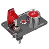 Jtron car switch panel 12V 20A for racing spot quick off 20A toggle switch+50A Ignition button combine switch with Indicator light (Red)