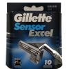 Gillette Sensor Excel Mens Refill Razor Blades, 20 Count