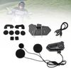 Helmet Bluetooth Earphone Headset Speaker Player Universal Black For Motor US