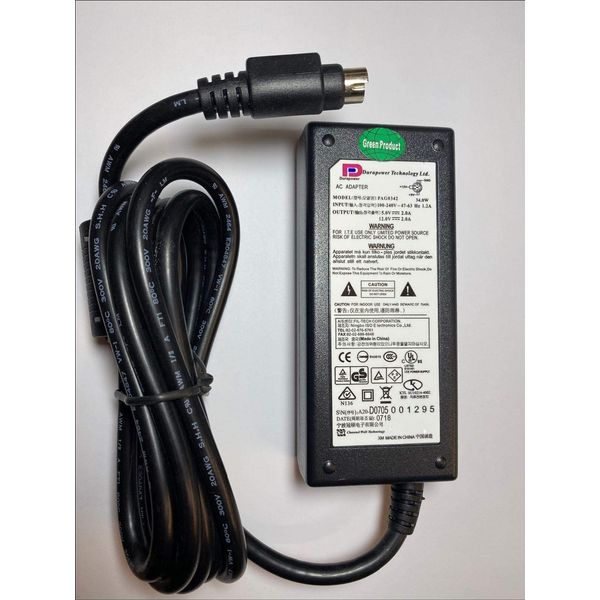 Replacement for SPP34-12.0/5.0-2000 Power Supply 6 Pin for External Hard Drives