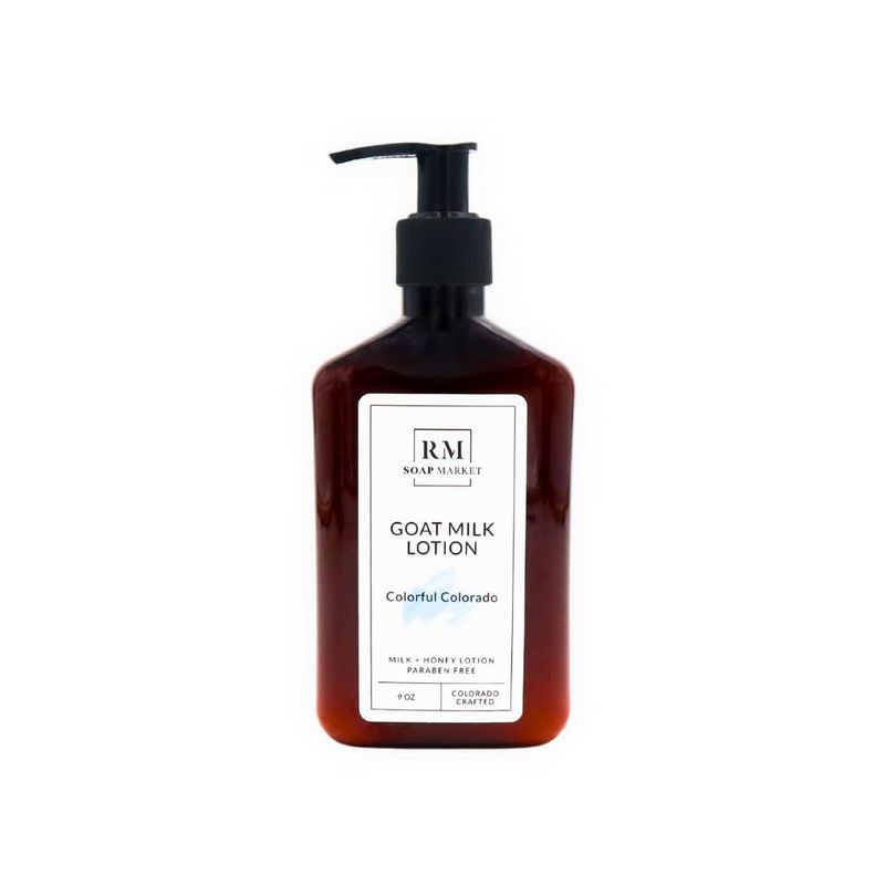RM Soap Market Goat Milk Lotion, Colorful Colorado Fragrance, Hydrating ...