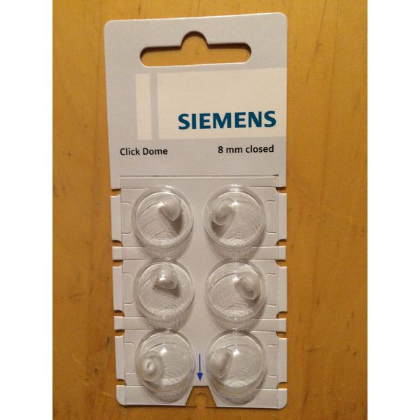 Siemens Click Dome 8 mm Closed in Blister Pack