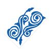 Set of 2 Floral Vine Scroll Decals #1299