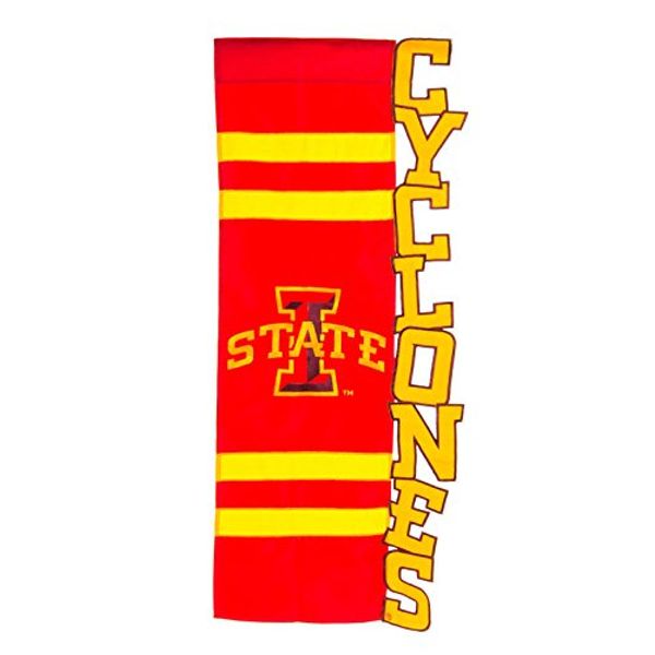 Iowa State Applique Sculpted Flag
