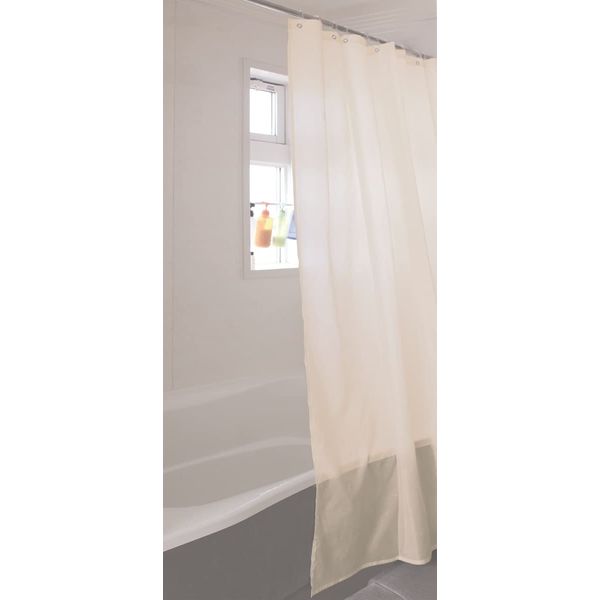 Cloth shop Fabric and Shower Curtain, 27.6 inches (70 cm), Water Repellent, Unit Bath, Bath Curtain, Lightweight, Polyester, Room Divider, Blindfold, Width 55.1 x Length 27.6 inches (140 x 70 cm),