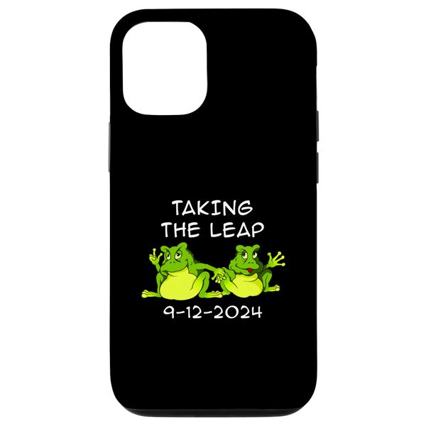 iPhone 14 September 12th 2024 Wedding Day Taking The Leap Funny Case