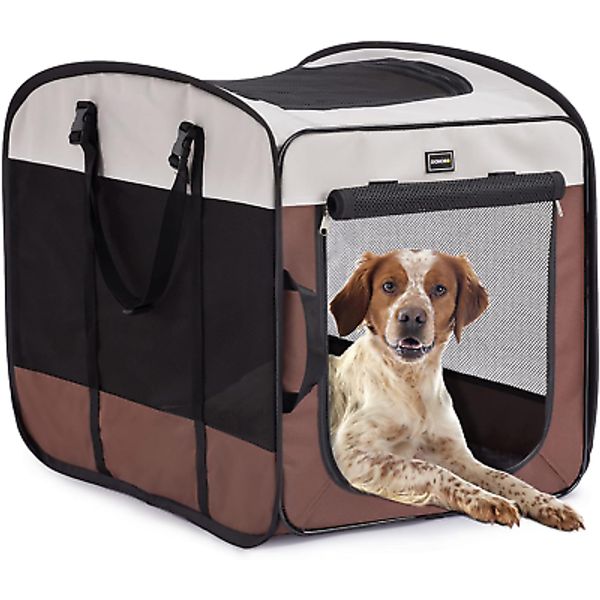 Dog Kennels and Crates for Medium Dogs, Portable Pop up Indoor Pet Cage with Stu