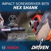 BOSCH ITDPH23505C - 5 pc. Driven 3.5 In. Phillips® #2 Power Bit with Clip for Custom Case System