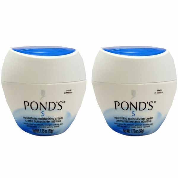 Pack of (2) New Ponds Nourishing Moisturizing Cream 1.75 Oz