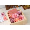 blooming papercraft pink rose (6 wheels)