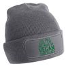 Flox Creative Grey Beanie Only Eggs I Eat Vegan Chocolate