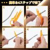 Wire Cutter, Wire Stripper Tool, Pliers, Lan Cable, Wire Stripper, Cable Stripper, Peeling Tool, Punch-down Function, Durable, Multi-functional Tool, Easy to Carry, Suitable for Strip Cable Tools (Set