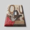 SnazzySwitch Cowboy Hat 'n' Horseshoe Decorative Light Switch Cover - Single Toggle Wall Plate