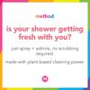 Daily Shower Cleaner Spray, Plant-Based & Biodegradable Formula, Spray and Walk 
