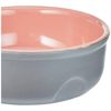 Nobby Ceramic Feed Bowl Grey/Salmon Coloured Diameter 13 x 5 cm