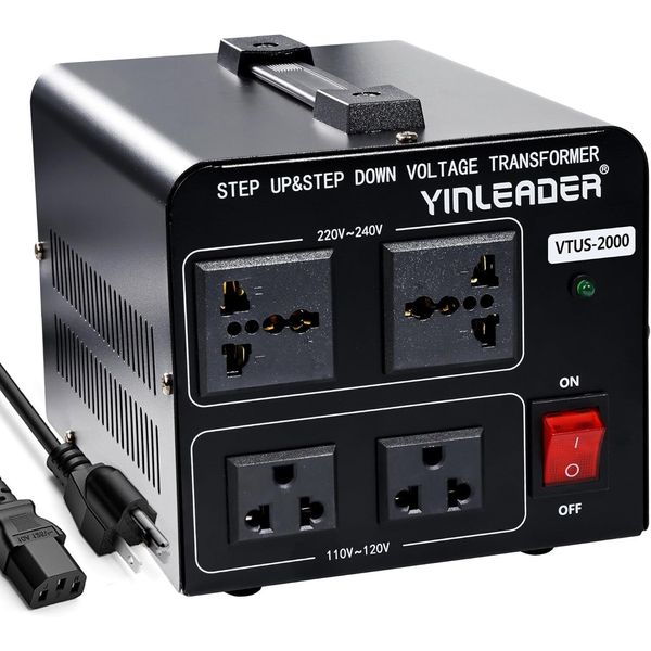 Yinleader 2000W Voltage Converter Transformer VTUS-2000 (B2-A3)