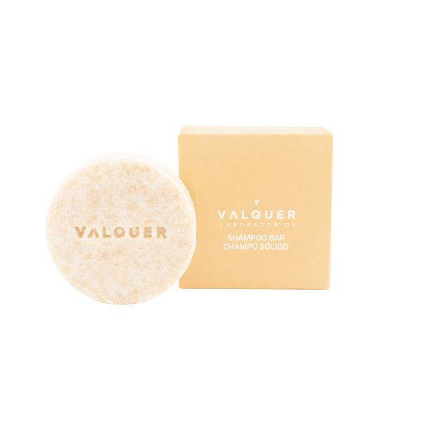 Valquer Solid Shampoo, Sulphate-Free, Soap-Free, Plastic-Free, 50g 50 g