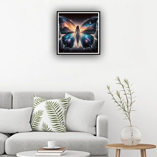hill froeistung Butterfly Fairy Diamond Art Painting Kits for Adults,Landscapes Scenery Diamond Art for Beginners, 5D DIY Full Drill Round Gem Art Craft Home Wall Decor Gift 14x14 inch