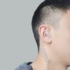 Air Tube Type Intercom Earbuds Silicone Ear Molds Small for Right and Left Ear (Set of 6) White