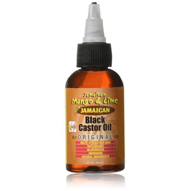 Jamaican Mango & Lime Black Castor Oil, Original, 2 Fl Oz