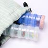 7 Day Pill Organizer Case Stackable Weekly Supplements Vitamins Pills Holder Dispenser Large Clear Transparent with Extra Lid