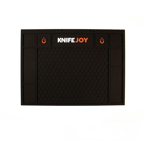 KnifeJoy Silicone Knife Takedown Shop Mat Black with Logo