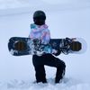 6pcs Snowboard Stomp Pads, Black Snowboard Grip Stomp Pad Provides Extra Grip