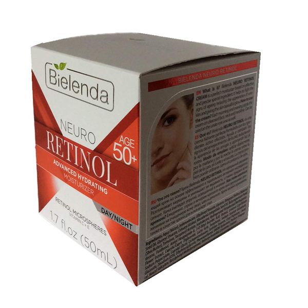 BIELENDA NEURO RETINOL 50 + VITAMIN C & E ADVANCED HYDRATING MOISTURIZER DAY/NIGHT 1.7 FL OZ