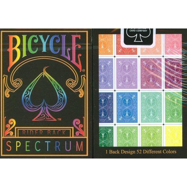 BICYCLE SPECTRUM RIDER BACK Playing Cards