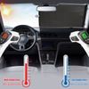 2 x Retractable Auto Car Side Window Sun Shade Cover Roller Curtain Visor Shield